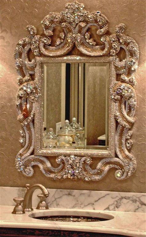 Luxury Ornate Framed Bathroom Mirrors : Decorative Framed Bathroom ...