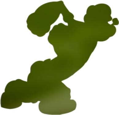 Download Popeye Silhouette Strong Stance | Wallpapers.com