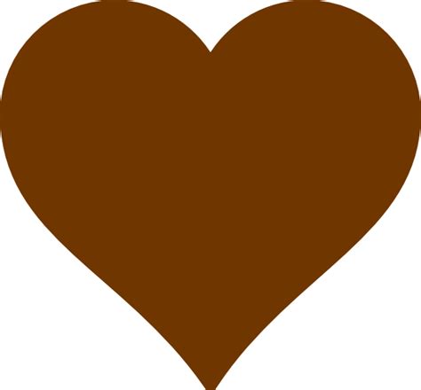 brown heart clipart - Clip Art Library