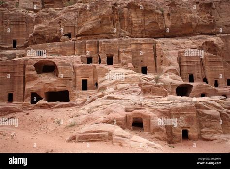 petra, cave, jordan, petras, caves, jordans Stock Photo - Alamy