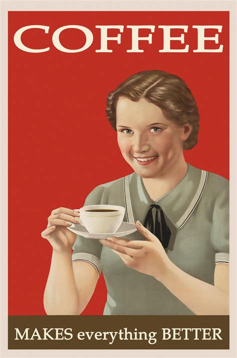 Coffee Vintage Retro Poster Free Stock Photo - Public Domain Pictures