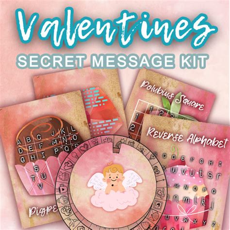 Fun Valentines Secret Message Activity - Lock Paper Escape