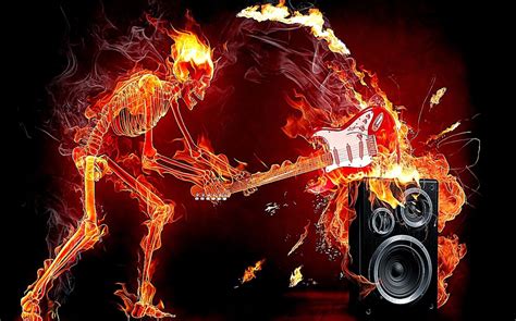 Fire Skull Wallpaper - WallpaperSafari