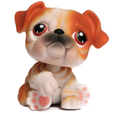 Littlest Pet Shop Pet Pairs Bulldog (#46) Pet | LPS Merch