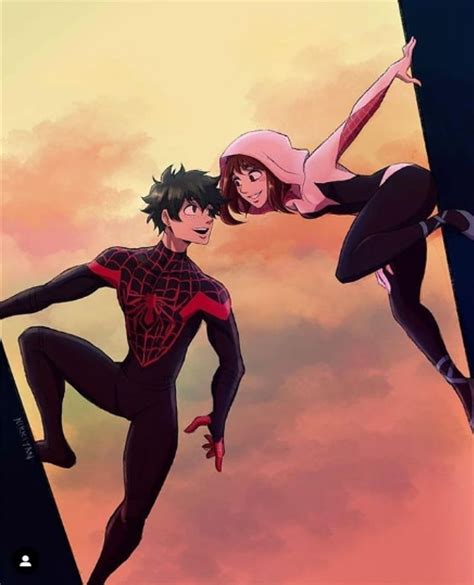 My Hero Academia: Fanart convierte a Midoriya y Uraraka en la pareja ...