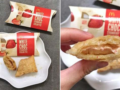 McDonald’s New White Choc Strawberry Cream Pie Taste Test: Nice Or Not? - TODAY