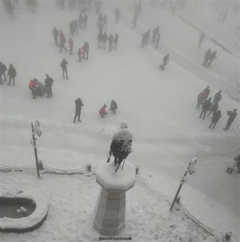 Shimla, Manali receive heavy snowfall - The News Himachal