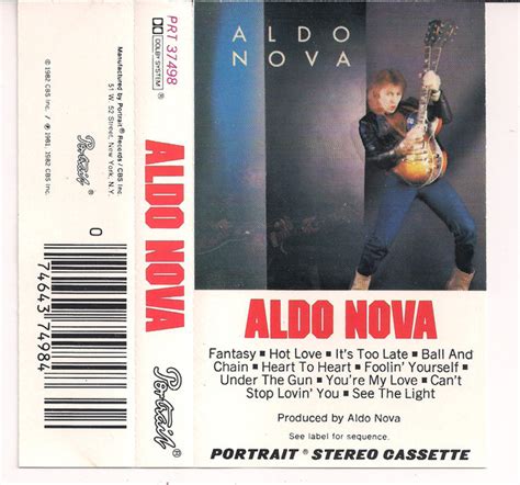 Aldo Nova - Aldo Nova (1982, Cassette) | Discogs