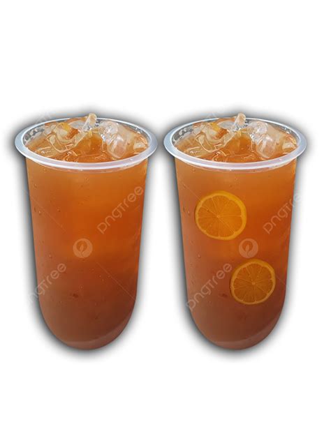 Lemon Tea And Ice Cup Transparent Background, Ice Tea, Lemon Tea, Drink ...