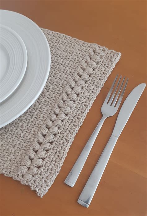 Free Crochet Patterns For Table Placemats at Ron Santini blog