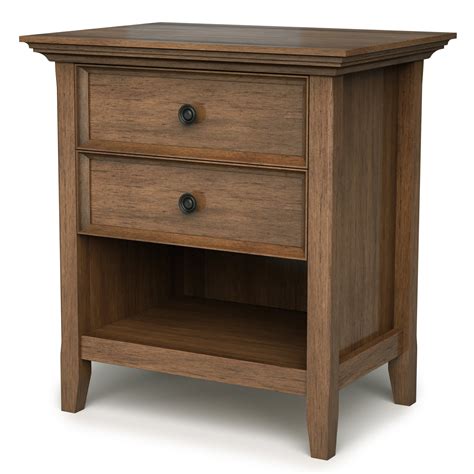 Dark Wood Bedside Tables at Jennifer Hidalgo blog