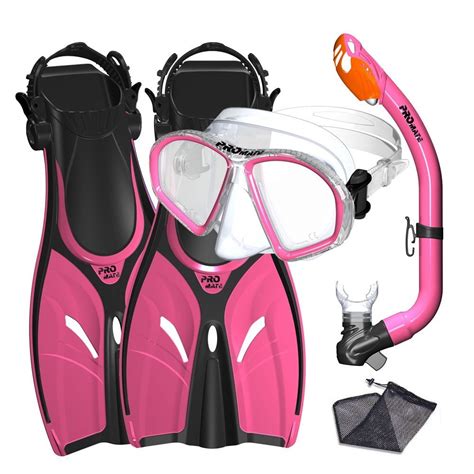 Spectrum Kids Snorkeling Gear Set w/ Dive Mask Snorkel Flippers by ...