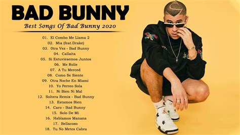 Bad Bunny Sus Mejores Éxitos 2020 Best Songs of Bad Bunny - YouTube