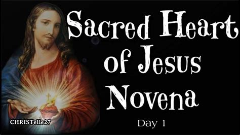 SACRED HEART OF JESUS NOVENA : Day 1 (Complete) - YouTube in 2021 ...