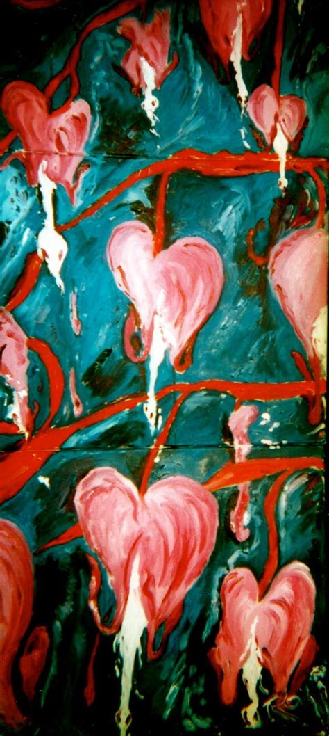 Bleeding Heart Painting at PaintingValley.com | Explore collection of Bleeding Heart Painting