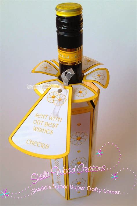 Sheila's Super Duper Crafty Corner | Wine bottle gift bag, Bottle gift tags, Wine bottles gift wrap