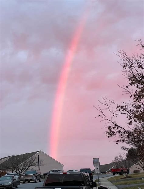 Rainbow at sunrise? : r/weather