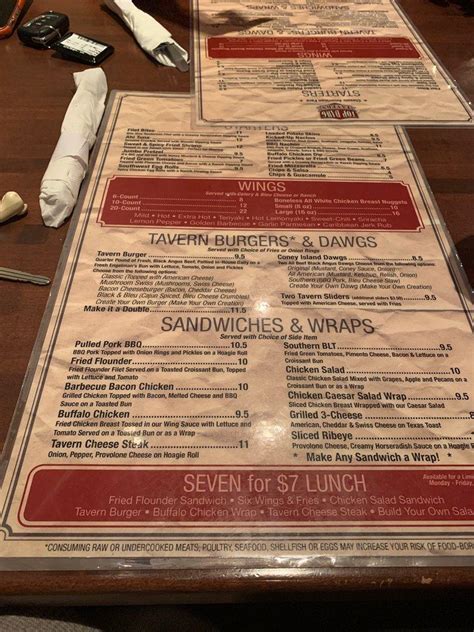 Menu at Top Dawg Tavern - Bethlehem, GA restaurant, Bethlehem