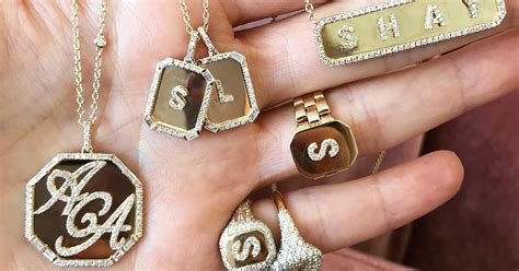 14 Personalized Jewelry Brands Designing The Prettiest Monogram And ...