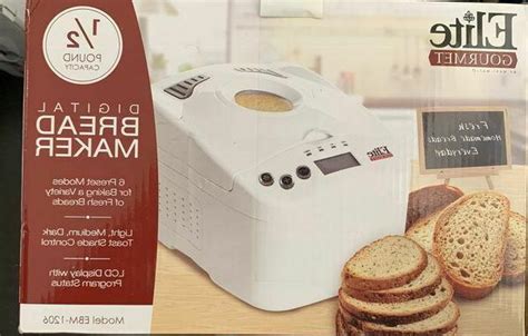 Elite Gourmet Digital Bread Maker