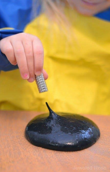 Magnetic Slime Recipe- this stuff takes minutes to make & is a sure way ...