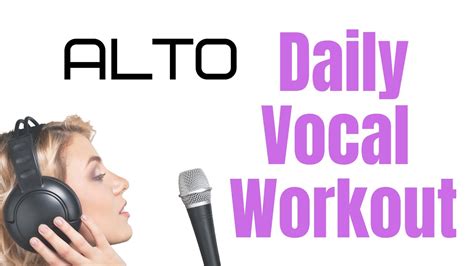 ALTO Daily Vocal Exercises [Top 10 Alto Exercises] - YouTube