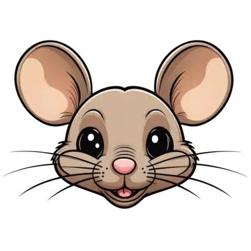 Cartoon Mouse Face Clipart Design, Cartoon Mouse, Mouse Face, Cute Mouse PNG Transparent Image ...