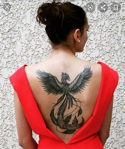 Phoenix Tattoo Back | Tattoos, Tattoos for women, Back tattoo women