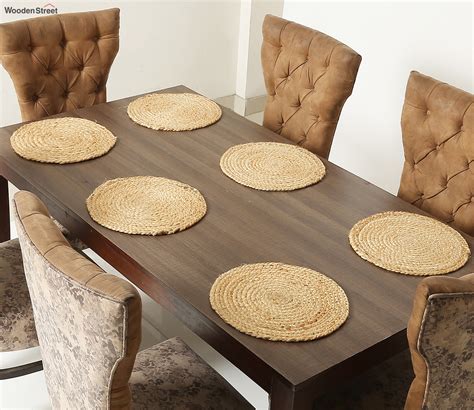 Buy Jute Round Table Mat-Set of 6 Online in India at Best Price ...