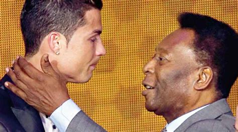 pele - Cristiano Ronaldo salutes Pele after surpassing his goal-scoring haul - Telegraph India