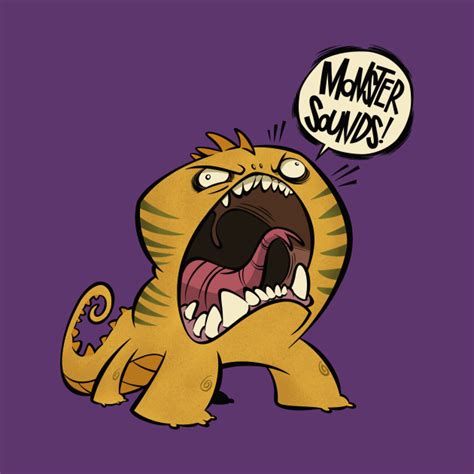 Monster Sounds! - Monster - T-Shirt | TeePublic