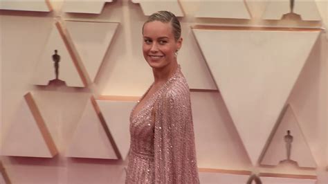 Oscars 2020 Arrivals: Brie Larson | ScreenSlam - YouTube