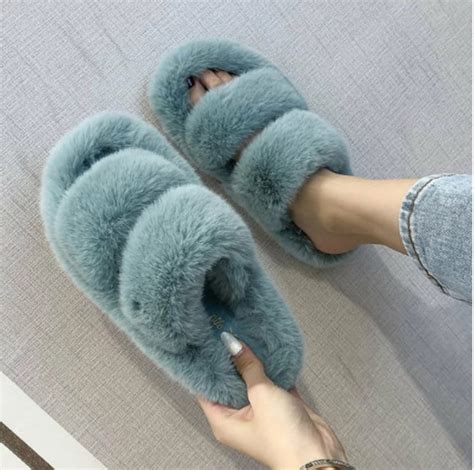 Faux Fur Slippers