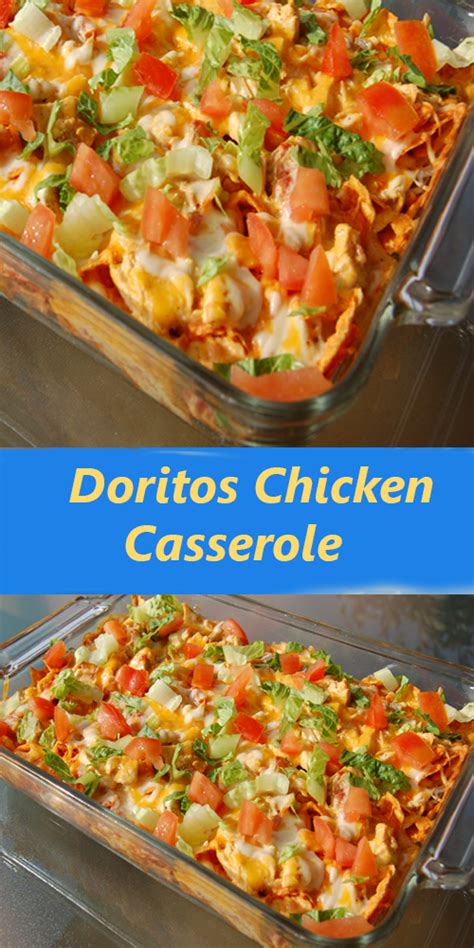 Doritos Chicken Casserole - Tiffanie | Recipe in 2021 | Chicken dorito ...