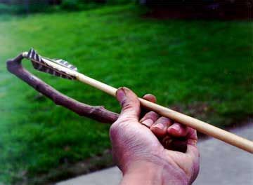 The atlatl was used for thousands of years almost worldwide. It had the advantage of lengthening ...