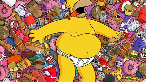 Homer Simpson Cartoon Mobile Wallpaper X 1920x1080