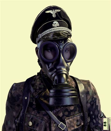 German Gas Mask | Props for Poser and Daz Studio