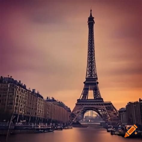 Eiffel tower in paris on Craiyon