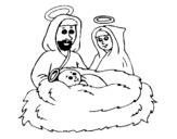 Nativity scenes coloring pages - Coloringcrew.com