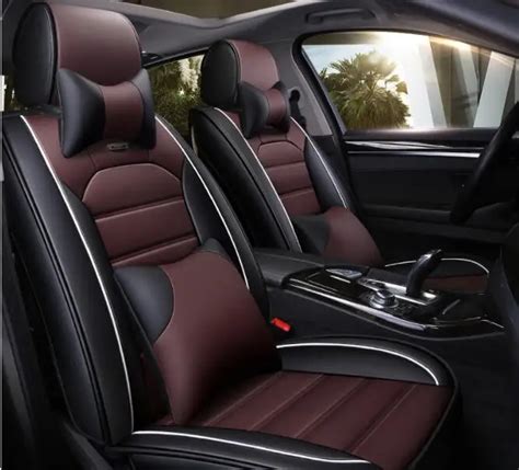 New Luxury PU Leather Auto Universal Car Seat Covers Automotive Seat Covers for Buick Enclave ...