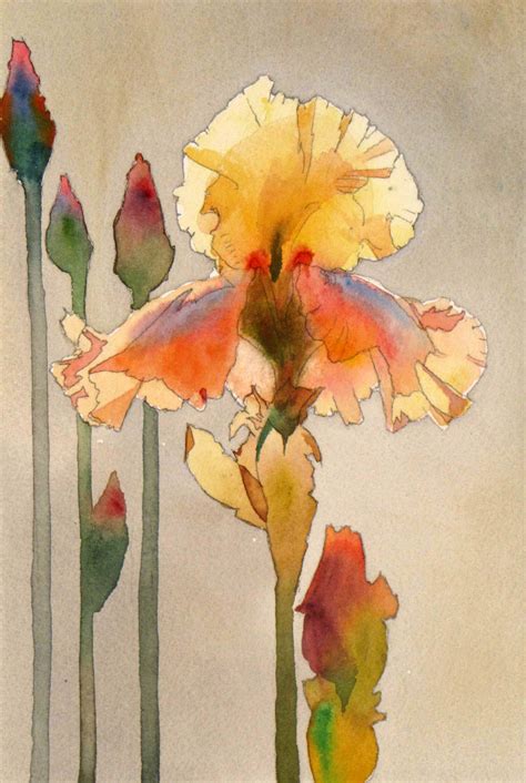 Watercolor Pictures, Watercolor Flowers Paintings, Flower Art Painting, Watercolor And Ink ...