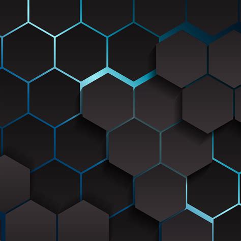 Elegant background glowing hexagon pattern 20562439 Vector Art at Vecteezy