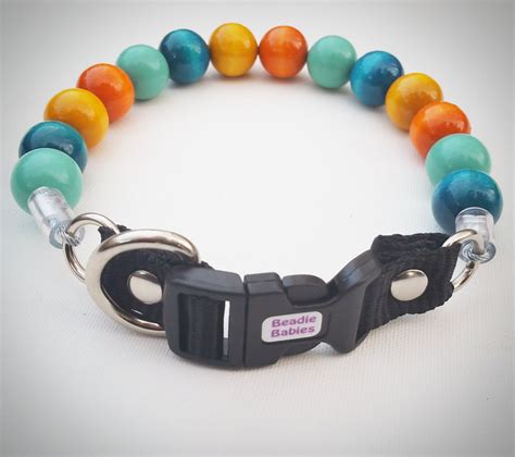 Sunset Beach Bead Dog Collar Buckle Collars Martingale