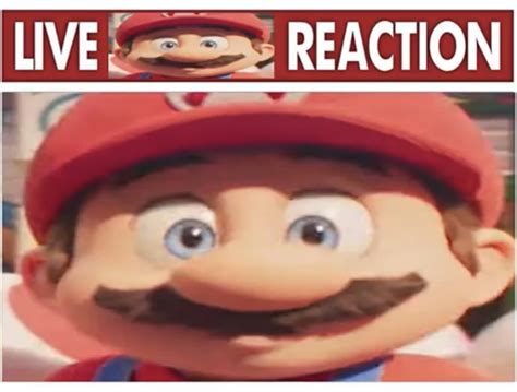 Live Mario Reaction Blank Template - Imgflip