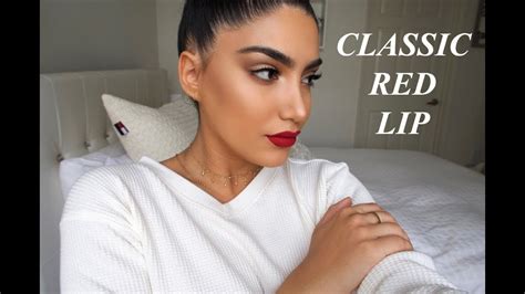 CLASSIC RED LIP | MAKEUP TUTORIAL - YouTube