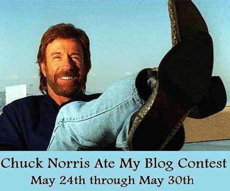 Chuck Norris Ate My Baby: Chuck Norris Ate My Blog Contest!