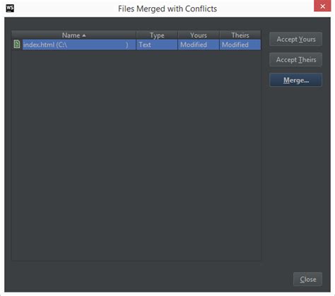 tortoisegit - Webstorm External Merge tool - Stack Overflow