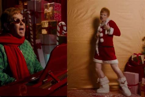 Ed Sheeran and Elton John's viral Christmas song has some epic merry ...