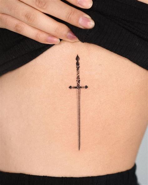 Simple Sword Tattoo