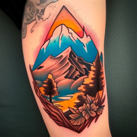 65 Colorado Mountain Tattoo Ideas - TattooClue.com